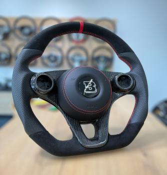 Smart 451 453 BRABUS Lenkrad Neu Beziehen Ar.804